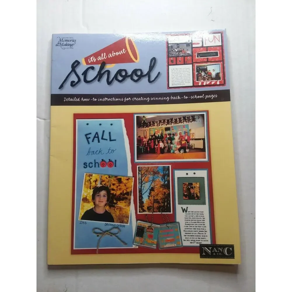 It's All about School - Scrapbooking Layout‎ Ideas
